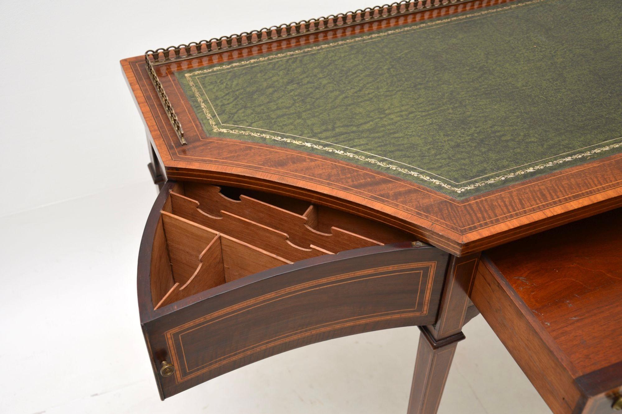 Antique Edwardian Writing Table / Desk For Sale 1