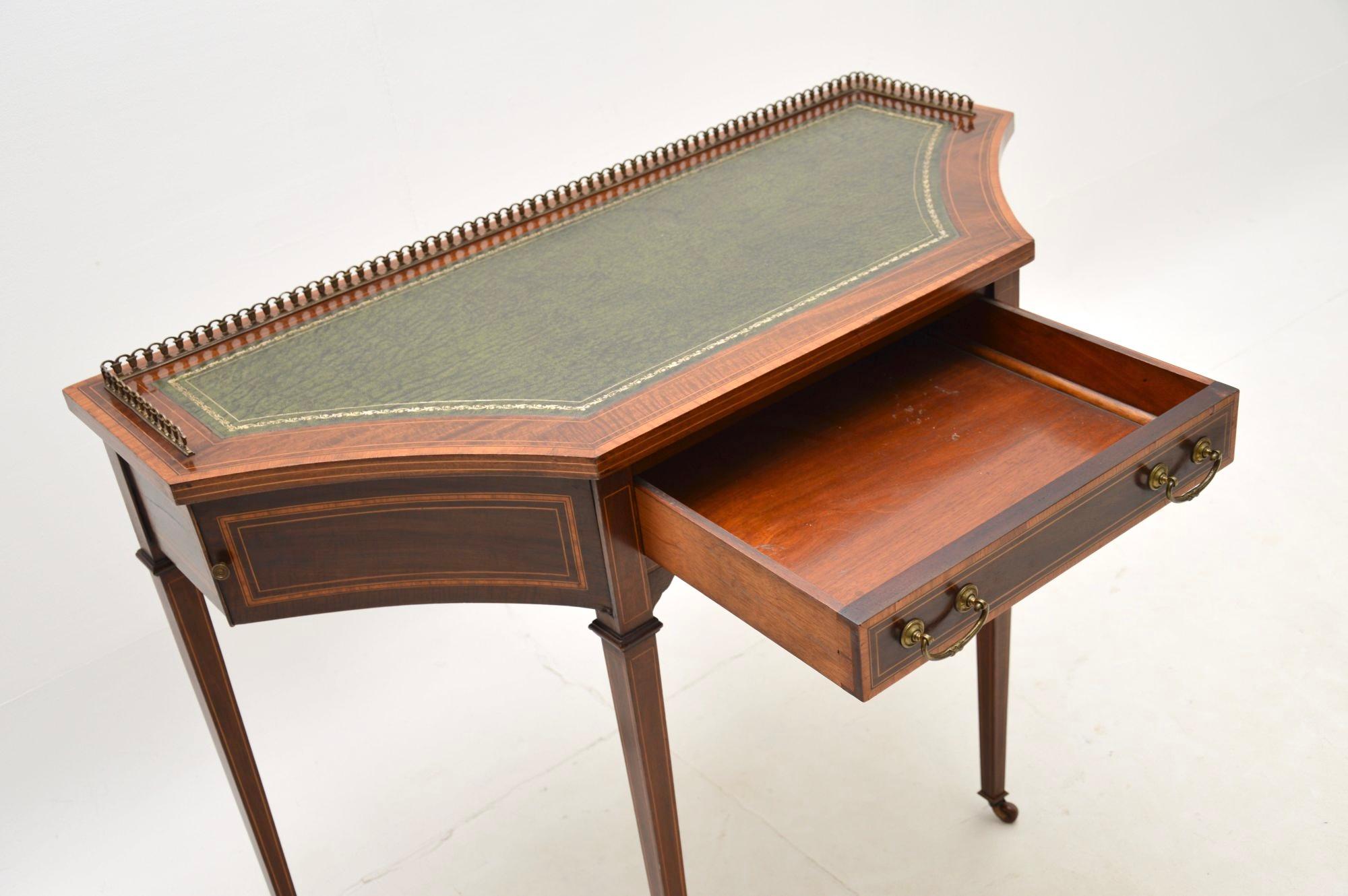 Antique Edwardian Writing Table / Desk For Sale 2