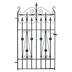 Antique Edwardian Wrought Iron Side Gate