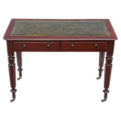 Antique Edwards and Roberts 19th Century mahogany writing dressing table desk