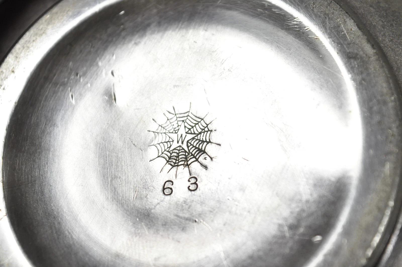 Service à thé ancien en argent repoussé, plaqué Egli, Art Nouveau - 3 pièces en vente 3