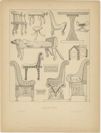 Antique Egyptian Costume, Culture and Primitive Time Plates, c.1900, view 10