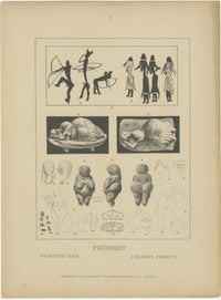 Antique Egyptian Costume, Culture and Primitive Time Plates, c.1900, view 2