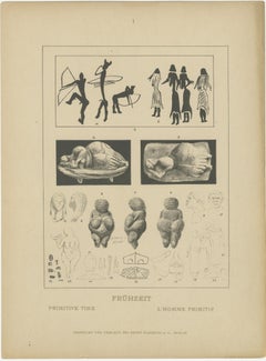 Antique Egyptian Costume, Culture and Primitive Time Plates, c.1900