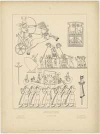 Antique Egyptian Costume, Culture and Primitive Time Plates, c.1900, view 9