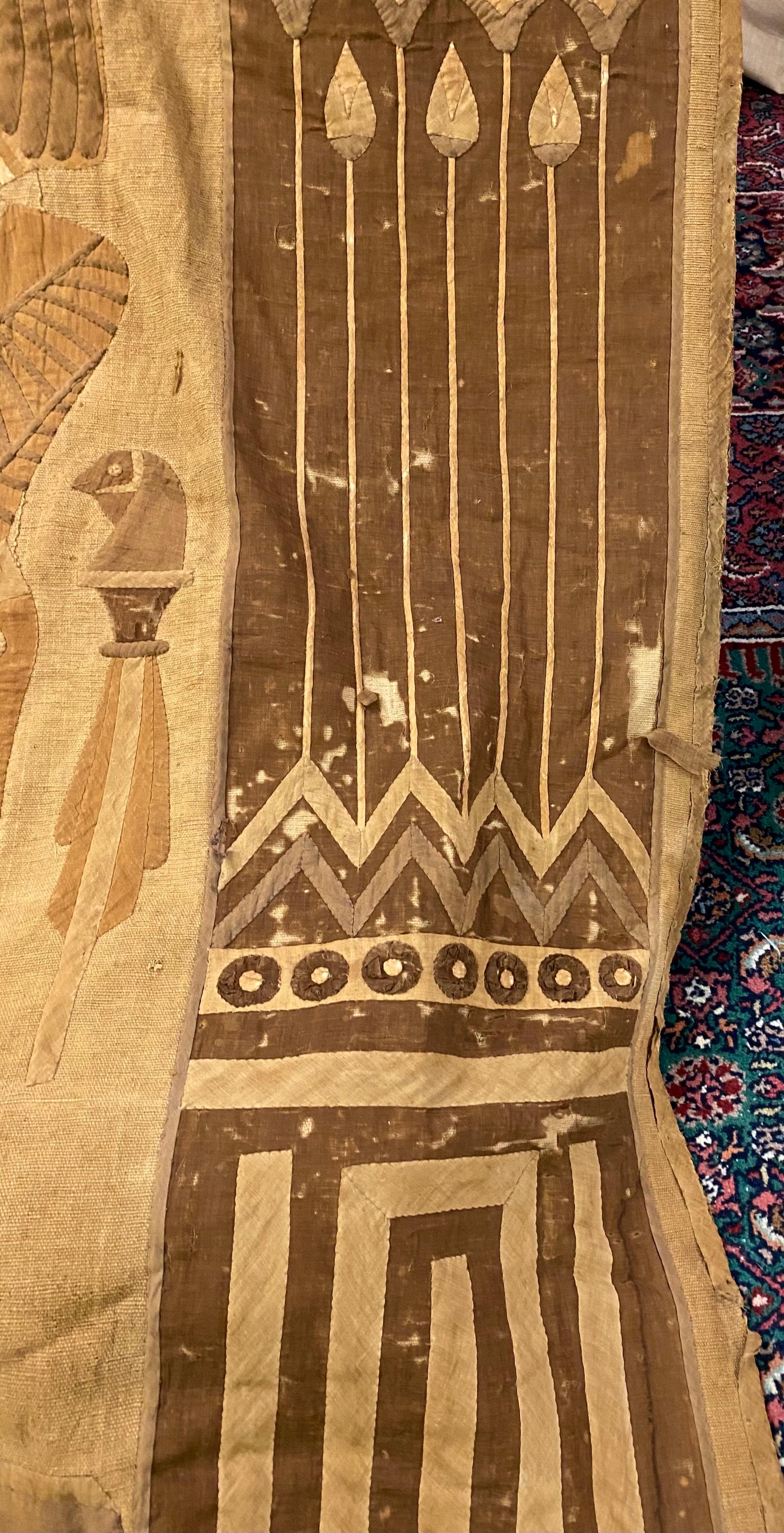 Antique Egyptian French Textile Tapestry For Sale 5