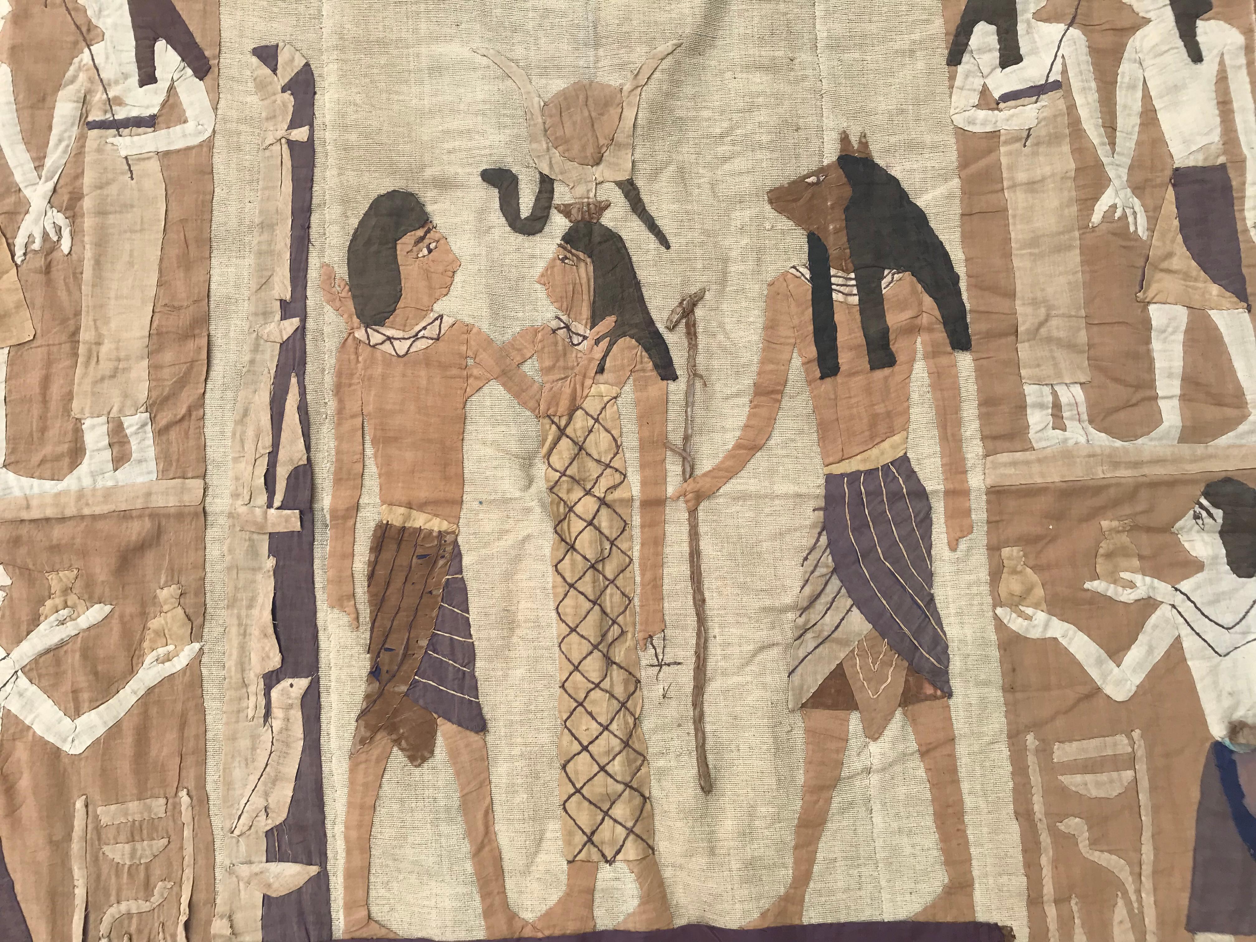 20th Century Antique Egyptian Patchwork Tapestry