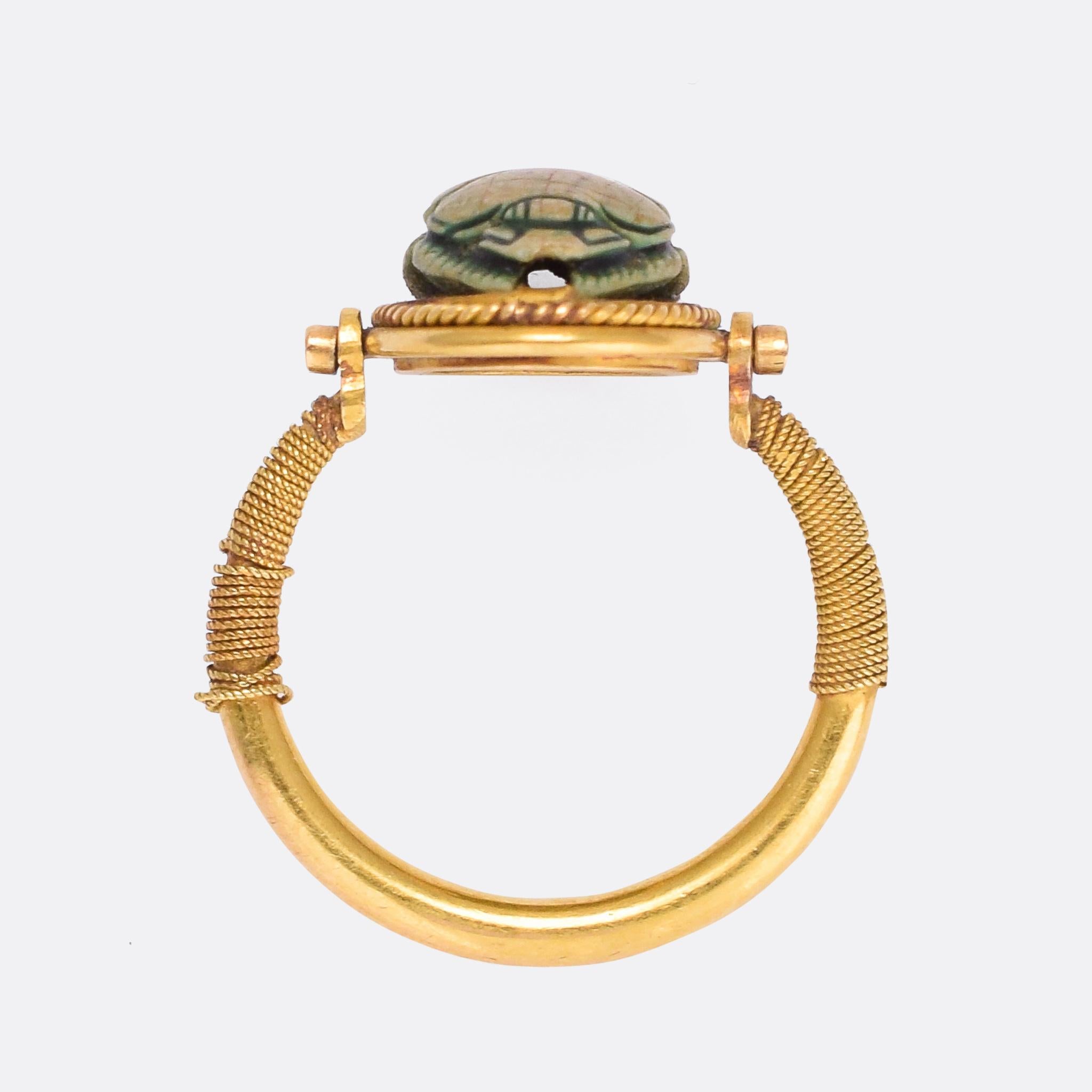 antique scarab ring