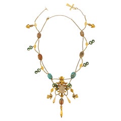 Collana antica Revival Egiziana