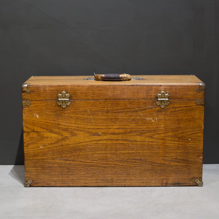 Walnut Machinist's Tool Box c.1940