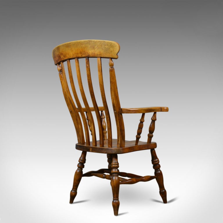Antique Elbow Chair, English, Country Kitchen, Windsor ...