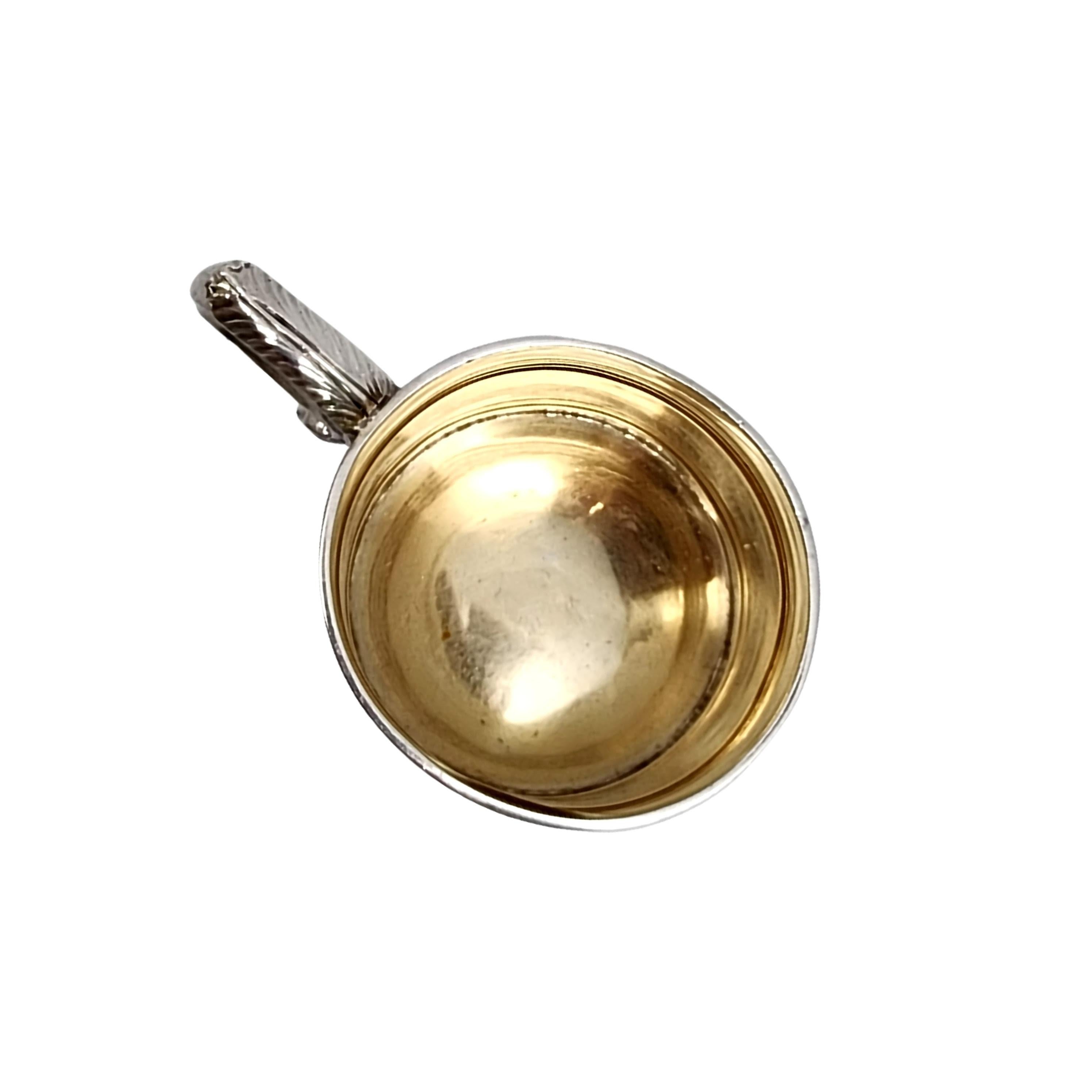 Antique Elder & Co. Edinburgh Scotland Sterling Silver Gold Wash Interior Cup For Sale 1