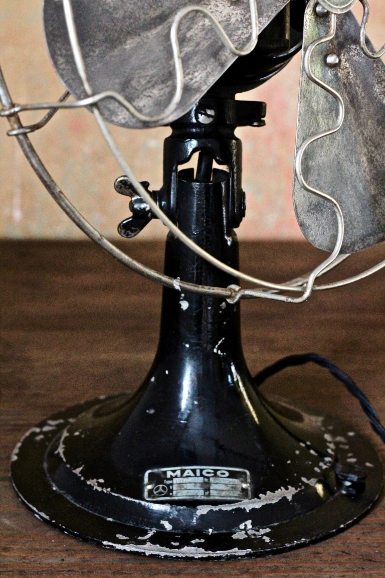 Antique Electric Fan Maico Fully Functioning 1930s