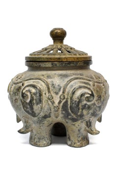 Elephant Bronze Incense Burner
