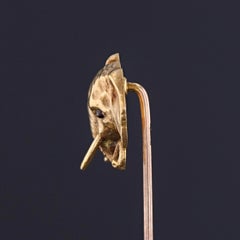 Antique Elephant Stickpin of 10k Gold