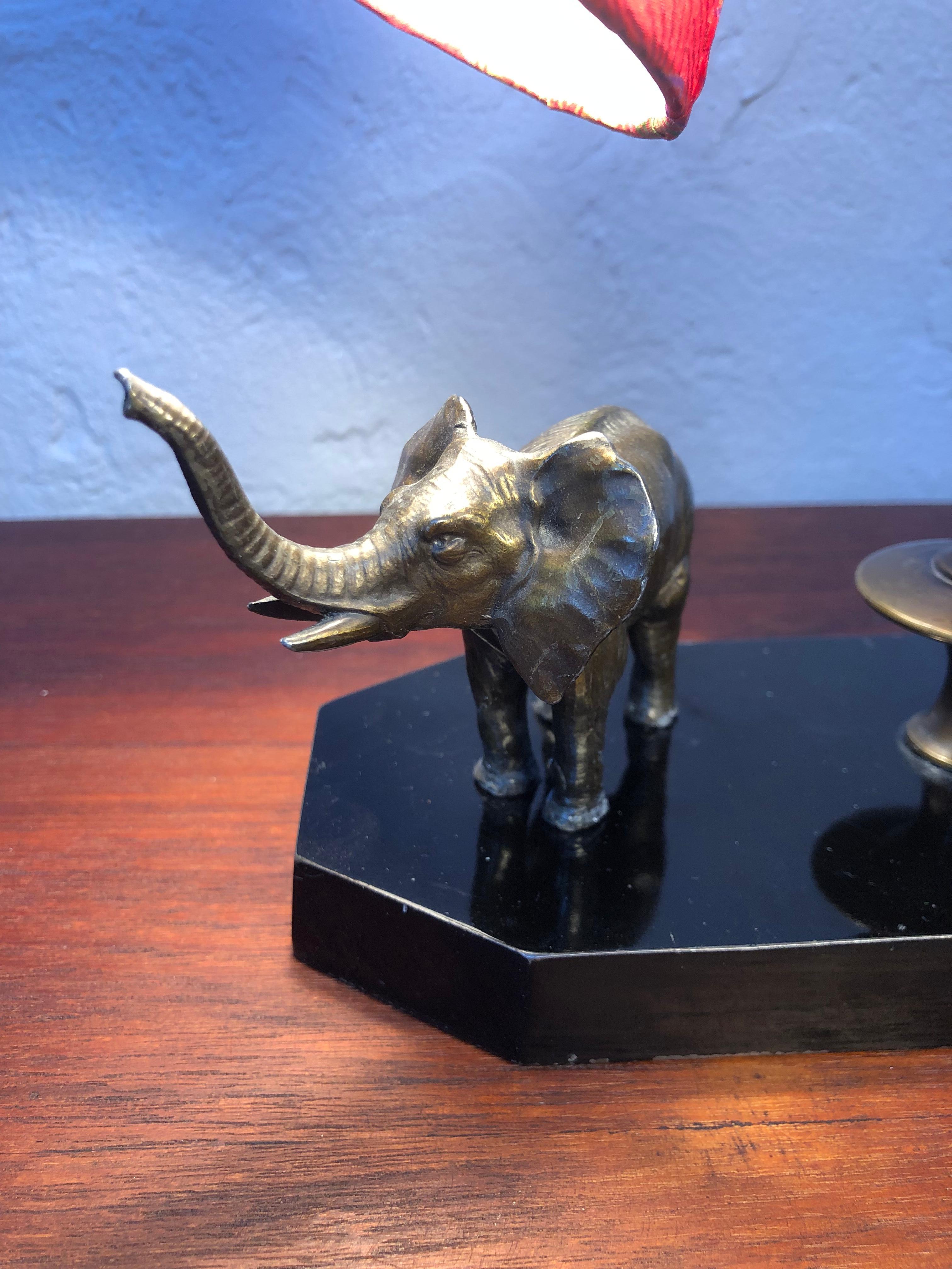 lampe elephant vintage