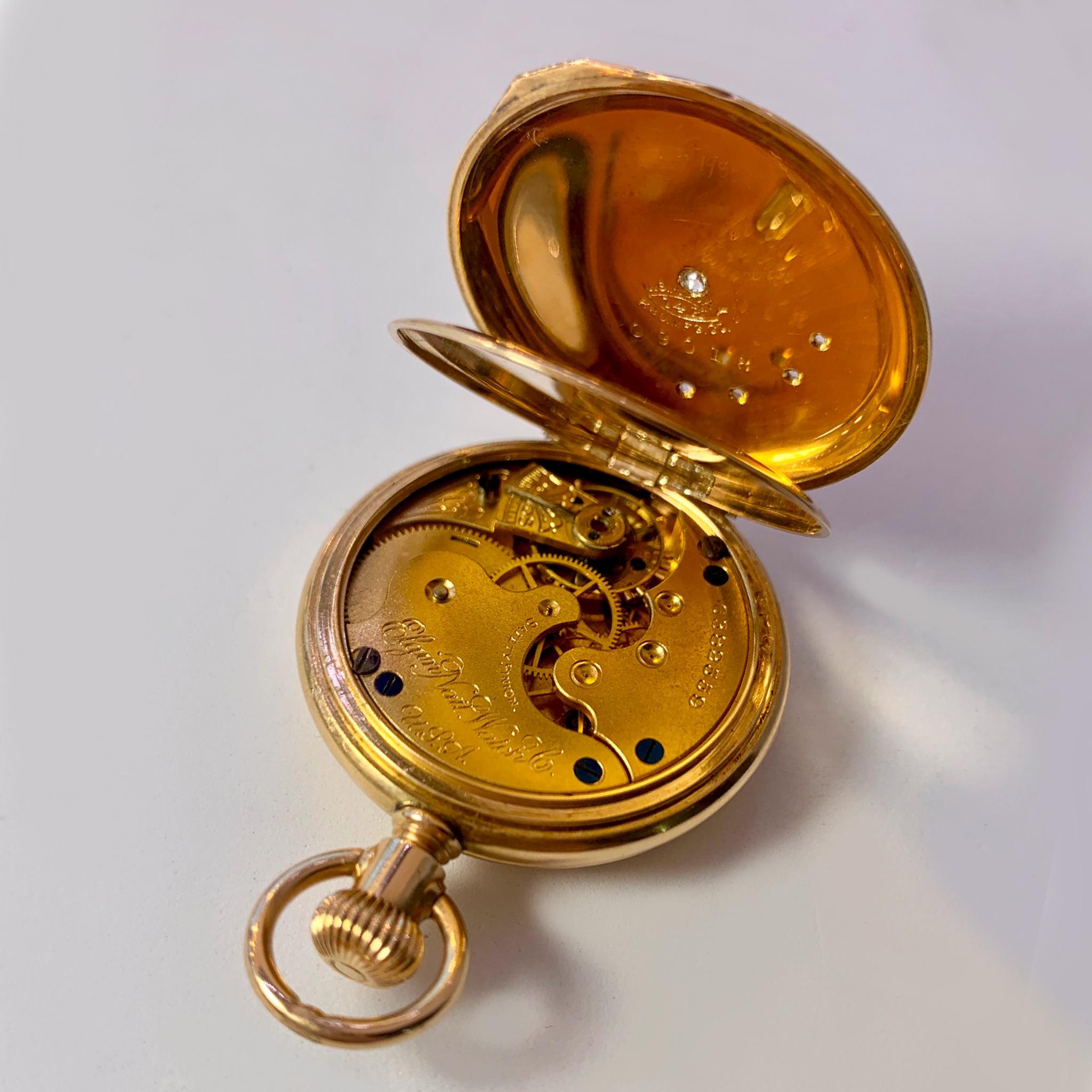 pocket watch gold