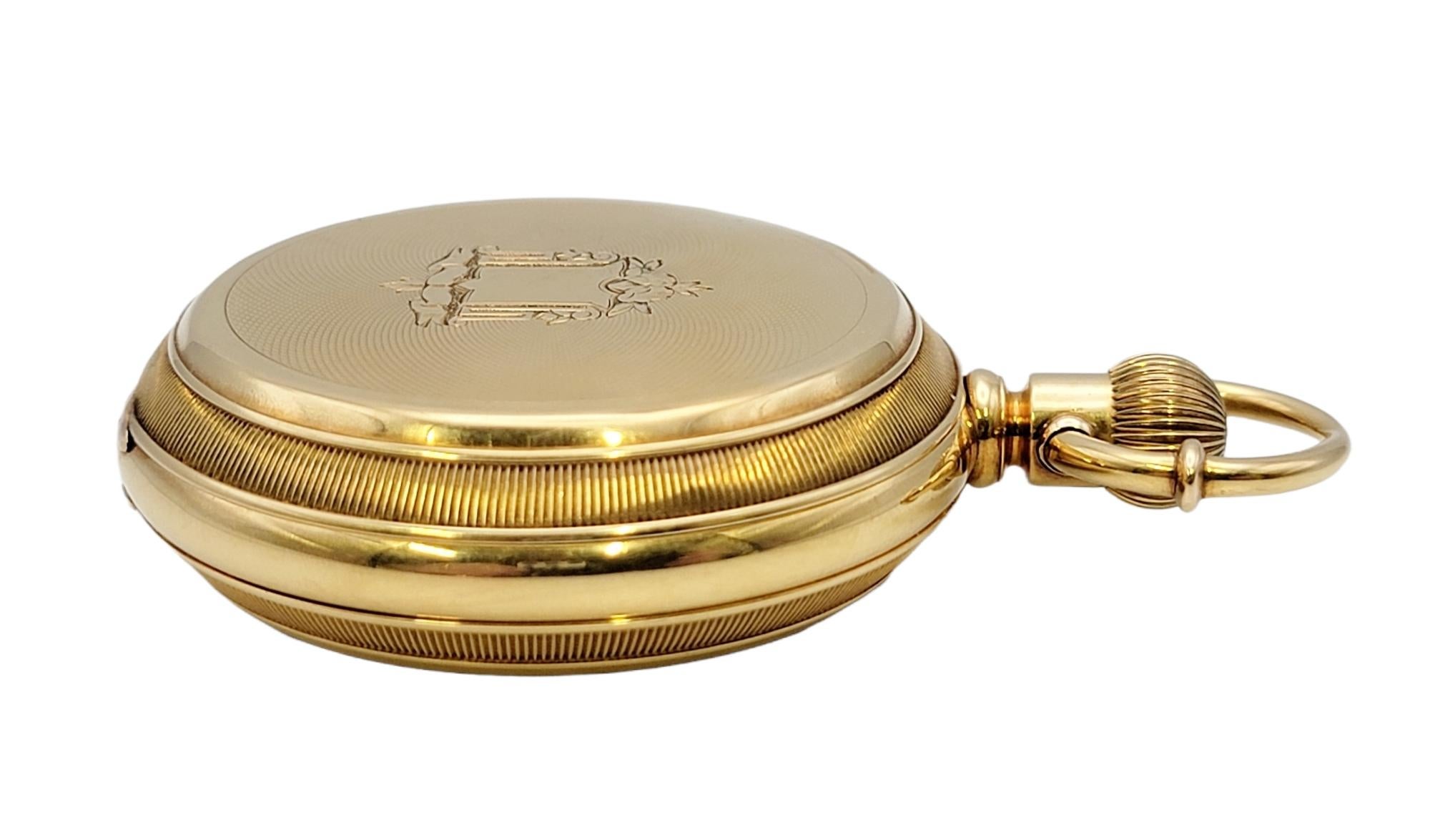 elgin 18k gold pocket watch