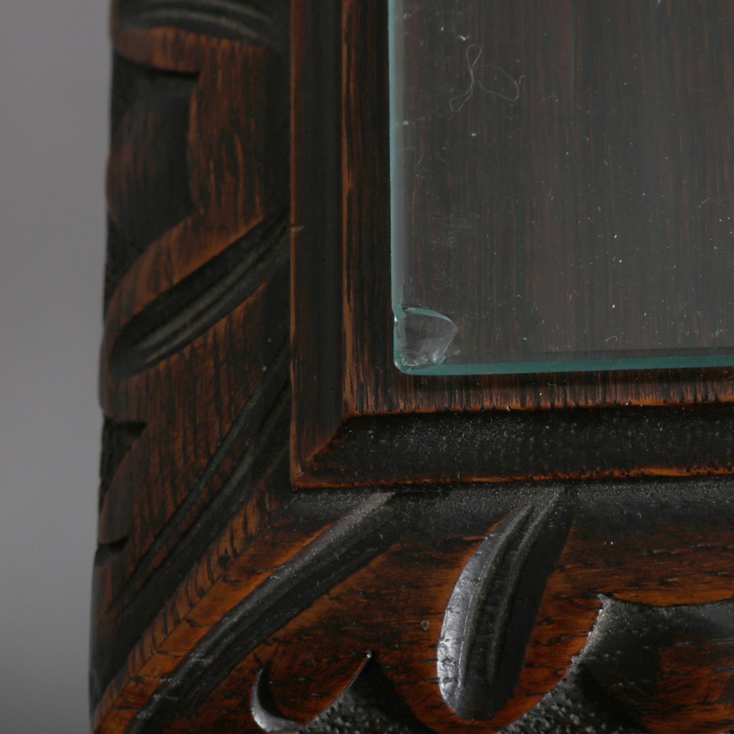 Antique Elizabethan Barley Twist and Foliate Carved Mahogany Partners' Desk 5