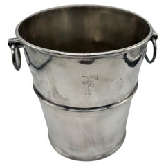 Vintage Elkington & Co. Silver Plated Ice Bucket C. 1886