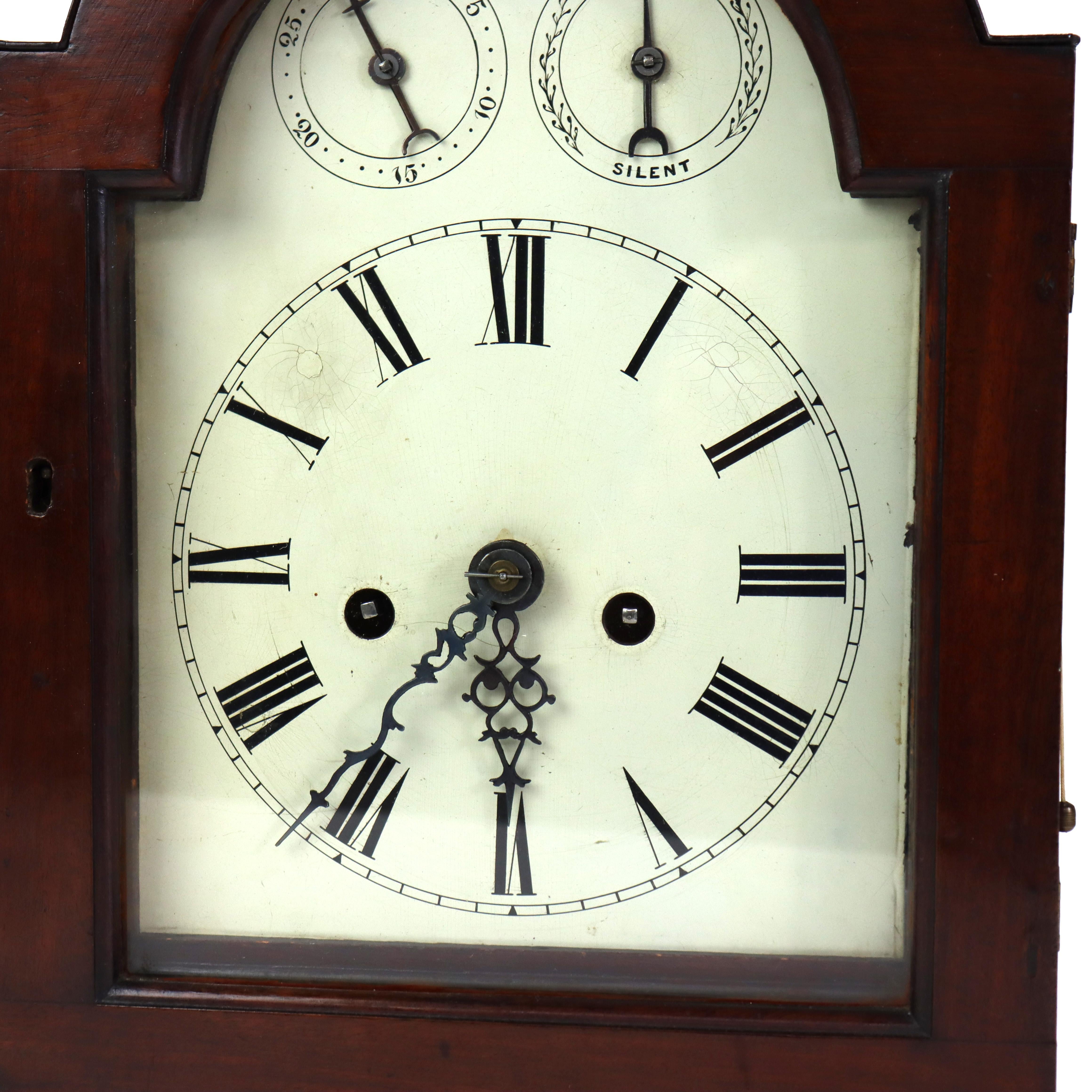 Antique Elliott English George III Mahogany Bracket Clock signed C1800 AS IS For Sale 1