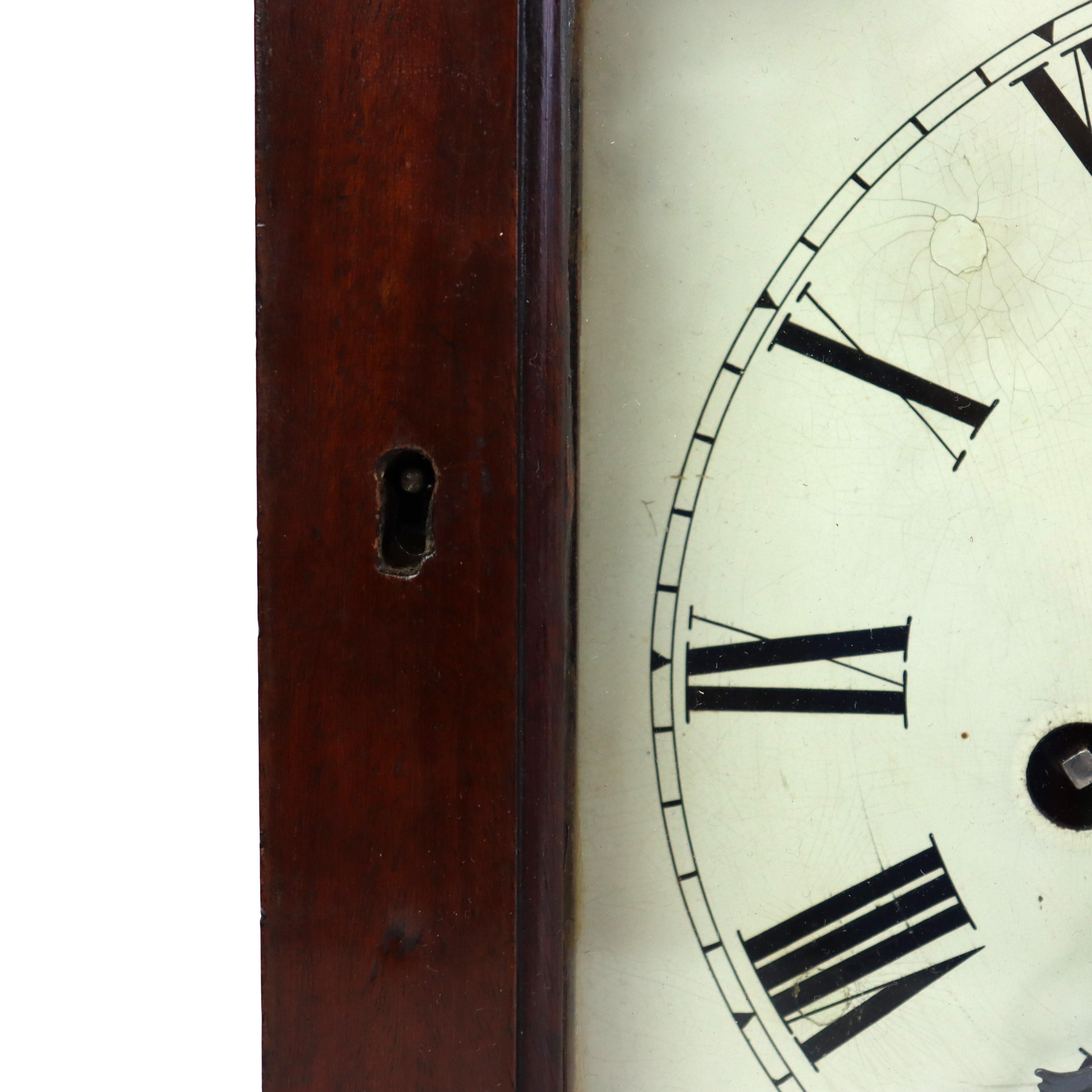 Antique Elliott English George III Mahogany Bracket Clock signed C1800 AS IS For Sale 5