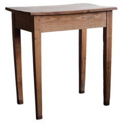 Used Elm Farmhouse Side Table