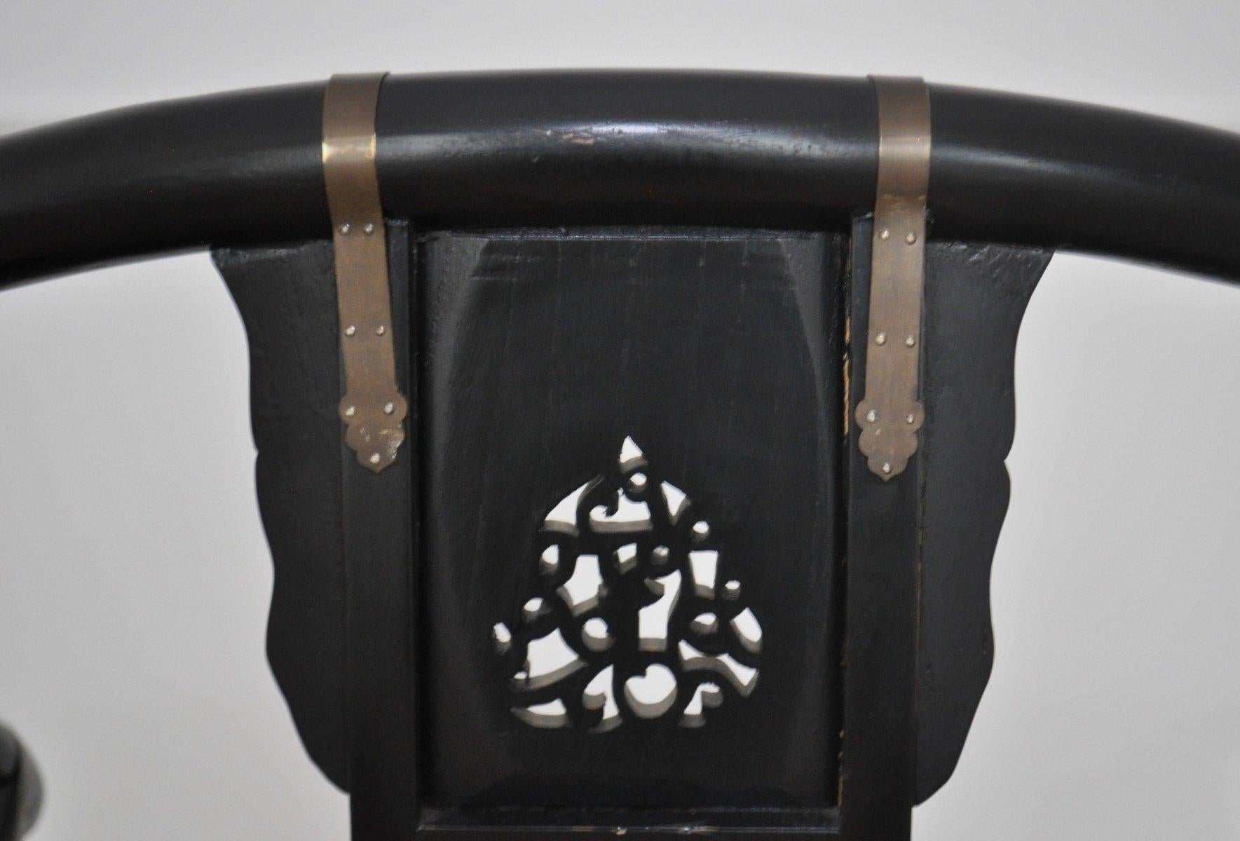 Fauteuil pliant ancien en orme - Début du 20e siècle en vente 10