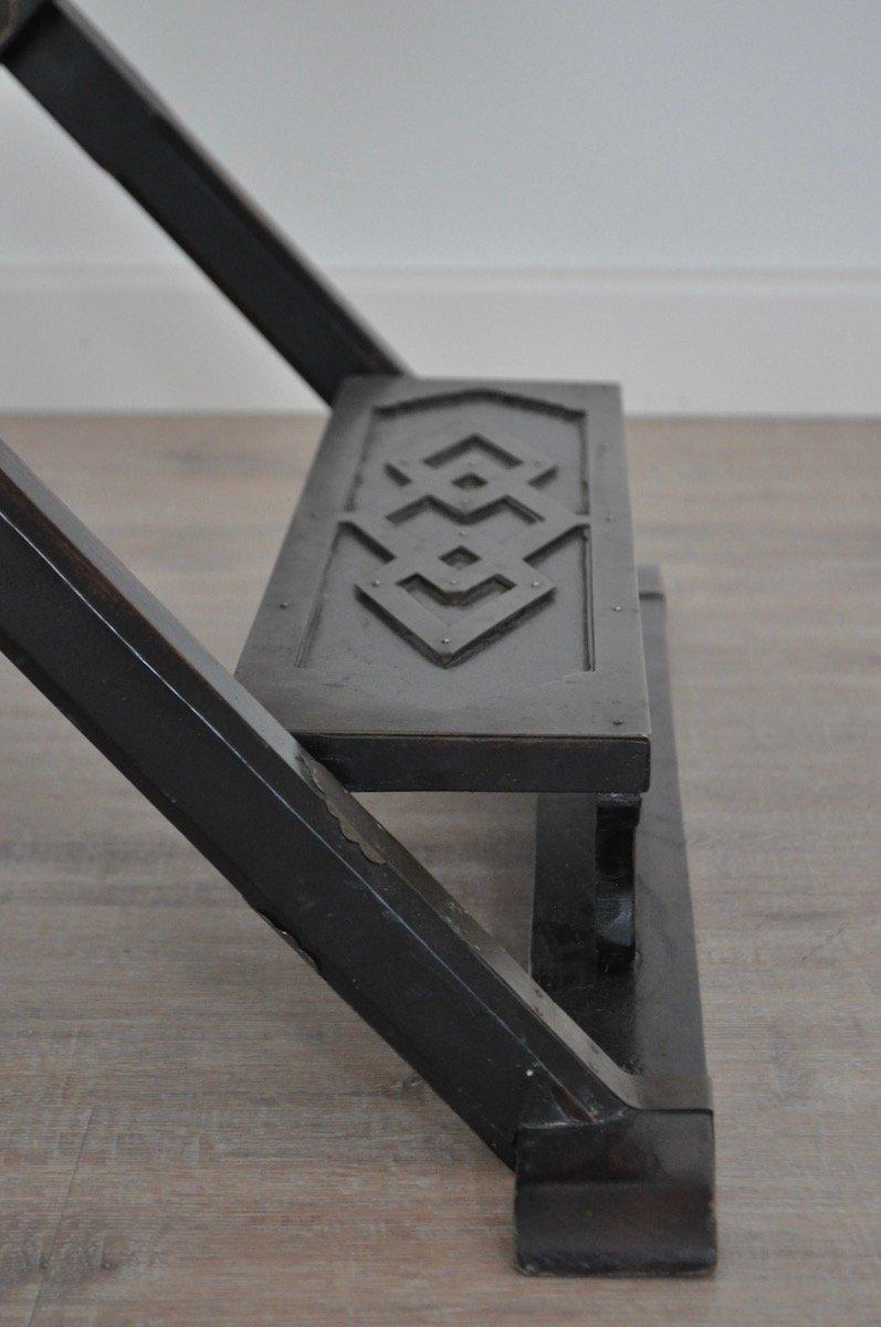 Fauteuil pliant ancien en orme - Début du 20e siècle en vente 13