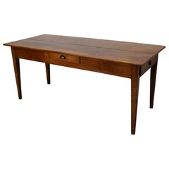 Table de salle à manger ancienne en orme et Oak Oak, 19ème siècle