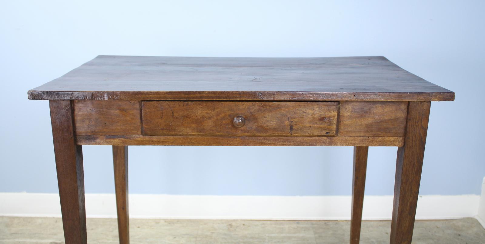 19th Century Antique Elm Side Table