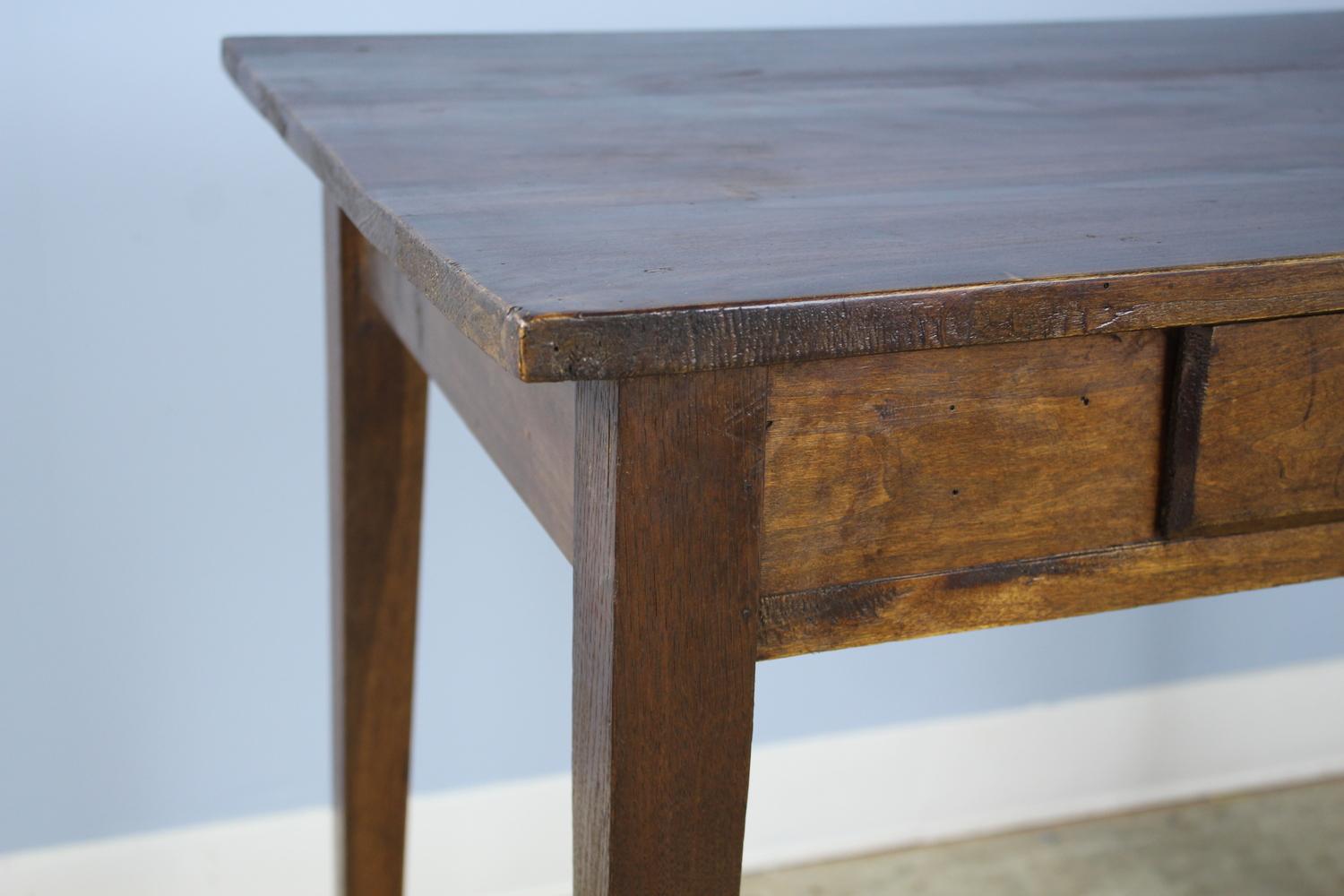 Antique Elm Side Table 2