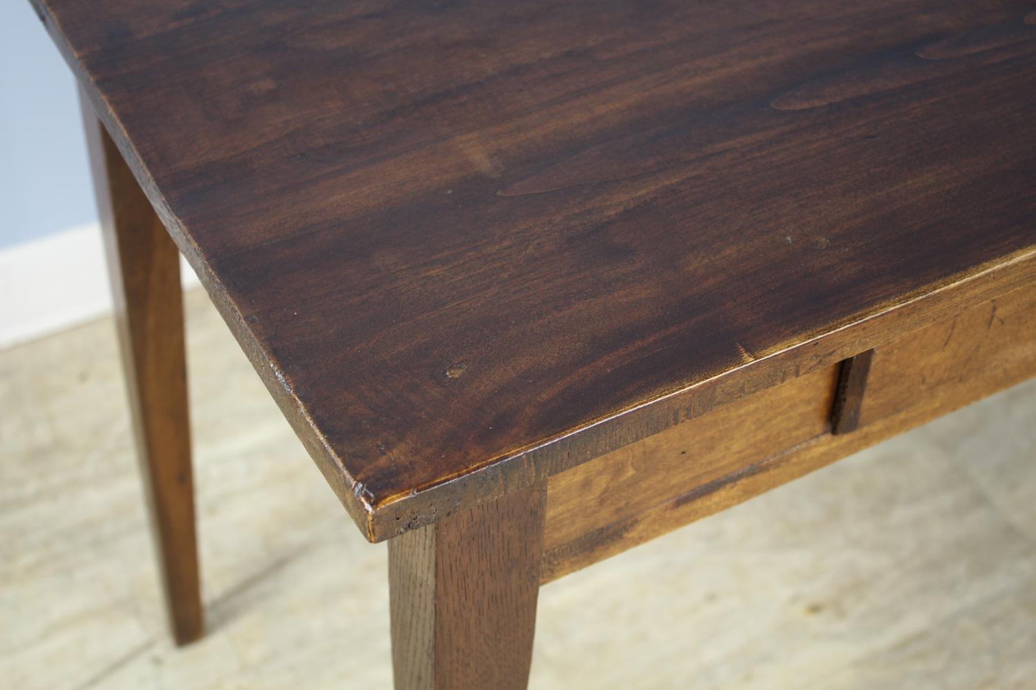 Antique Elm Side Table 3