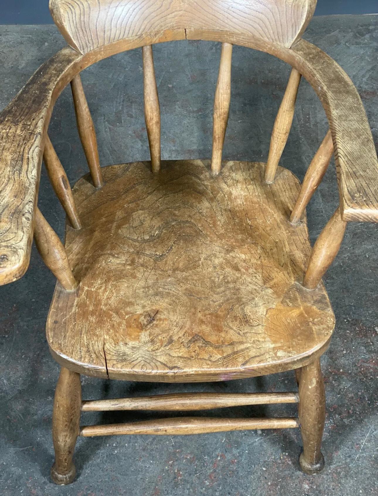 antique captains chair value
