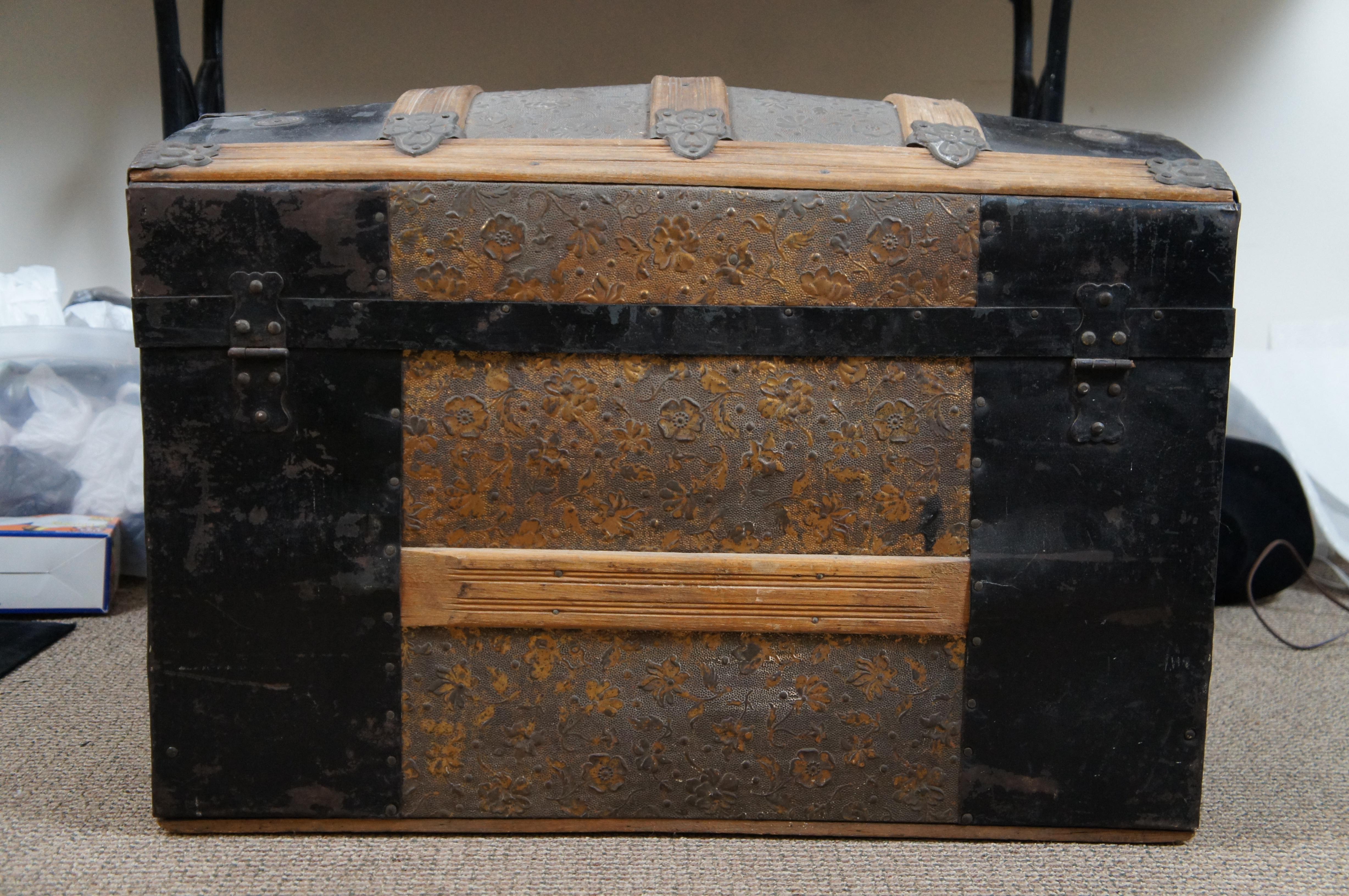 antique steamer trunk