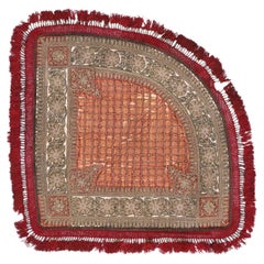 Fin du 19e siècle Textile en soie brodée du Rajasthan de style traditionnel