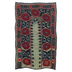 Tejido Suzani Bordado Antiguo Uzbekistán
