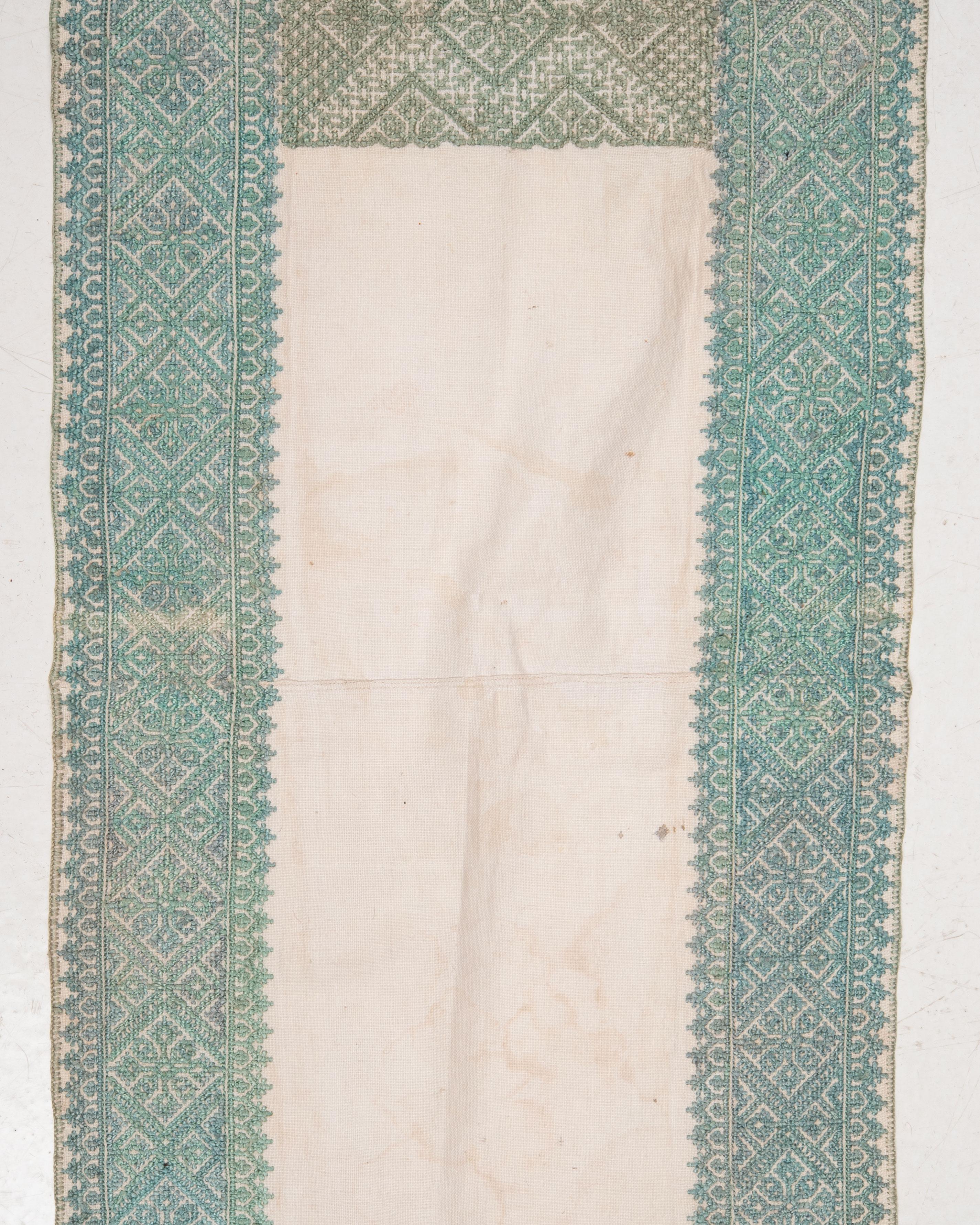 Moroccan Antique Embroidery from Fez Morocco, Early 20th Century. For Sale