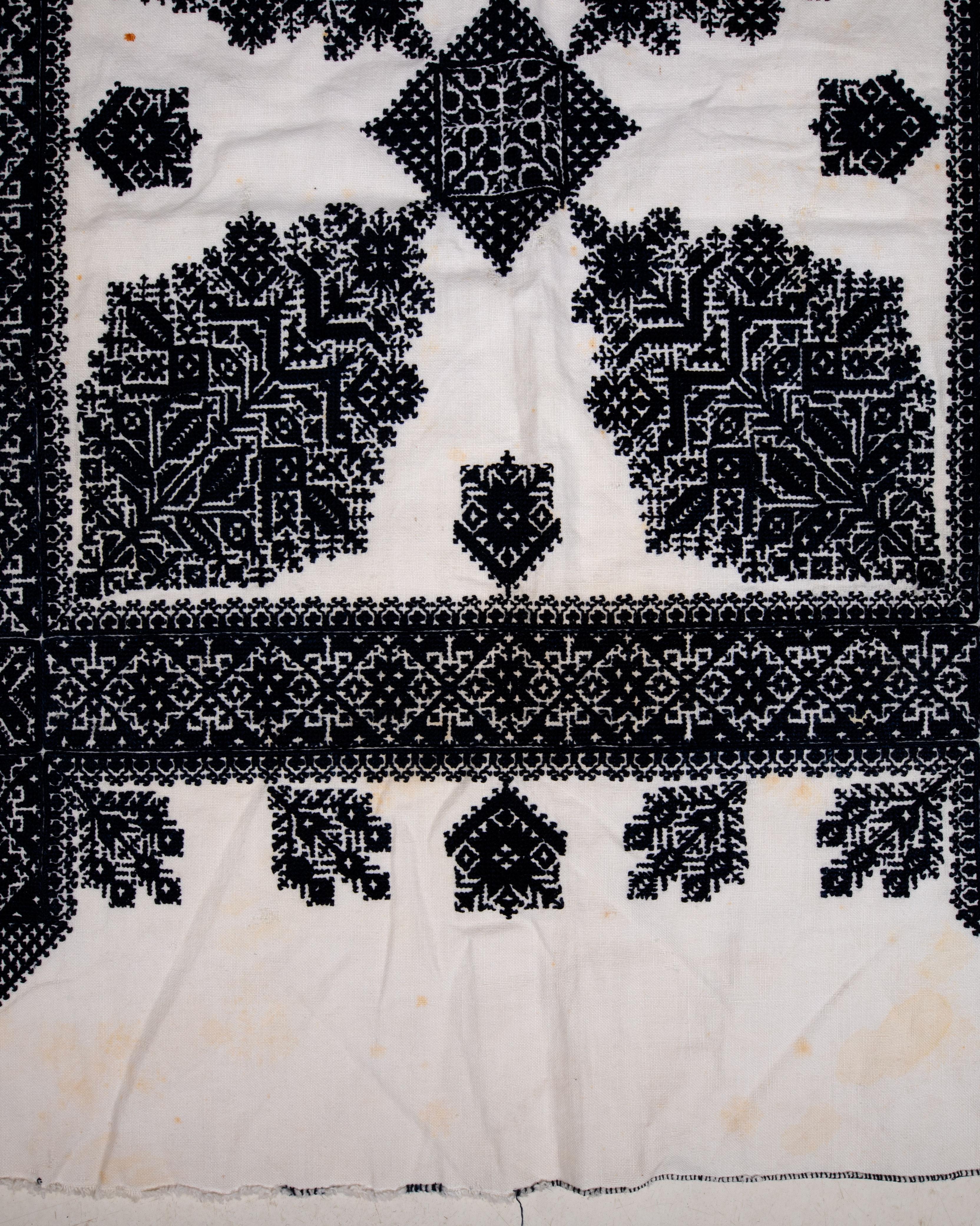 Moroccan Antique Embroidery from Fez Morocco, Early 20th Century. For Sale
