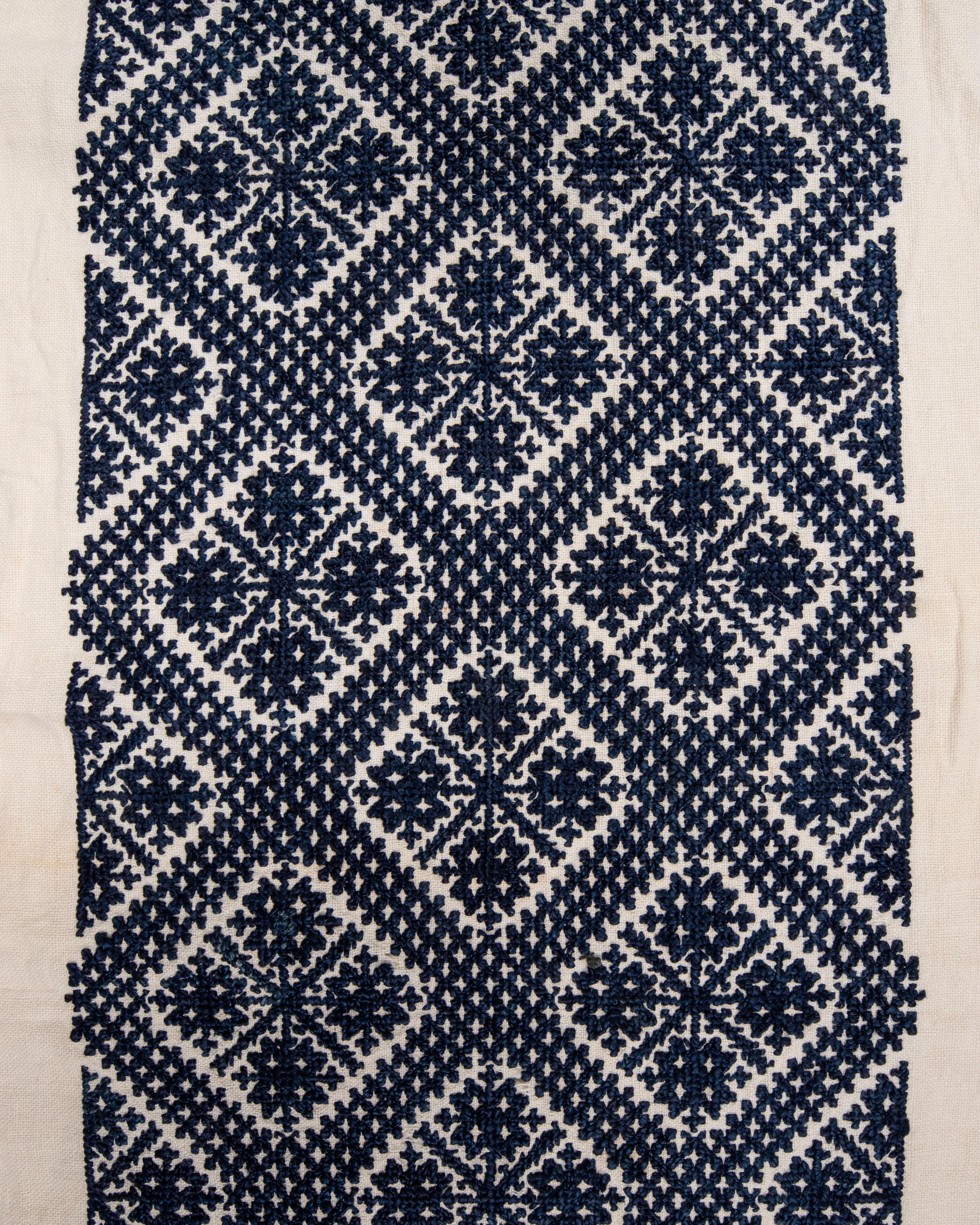 Embroidered Antique Embroidery from Fez Morocco, Early 20th Century. For Sale