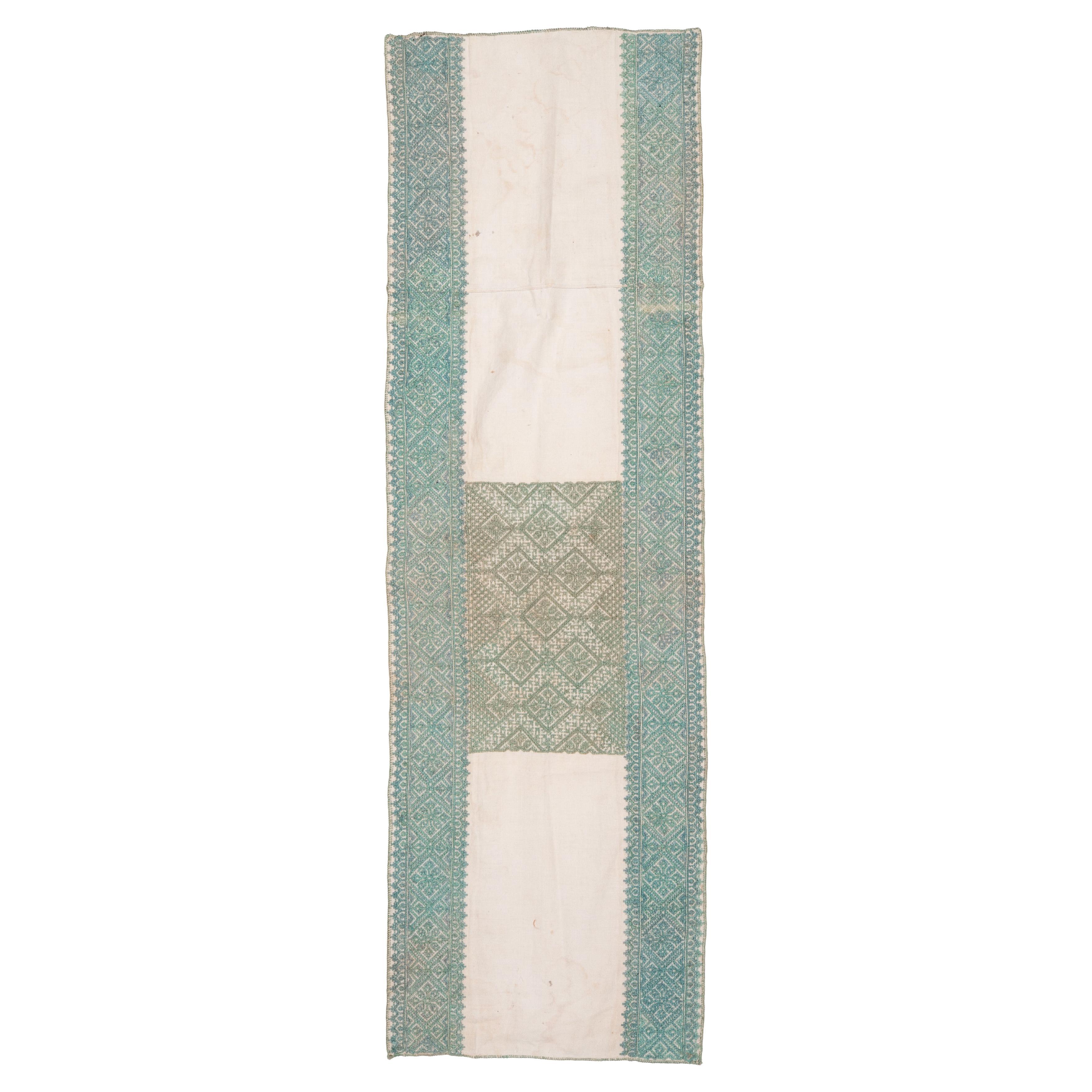 Antique Embroidery from Fez Morocco, Early 20th Century.