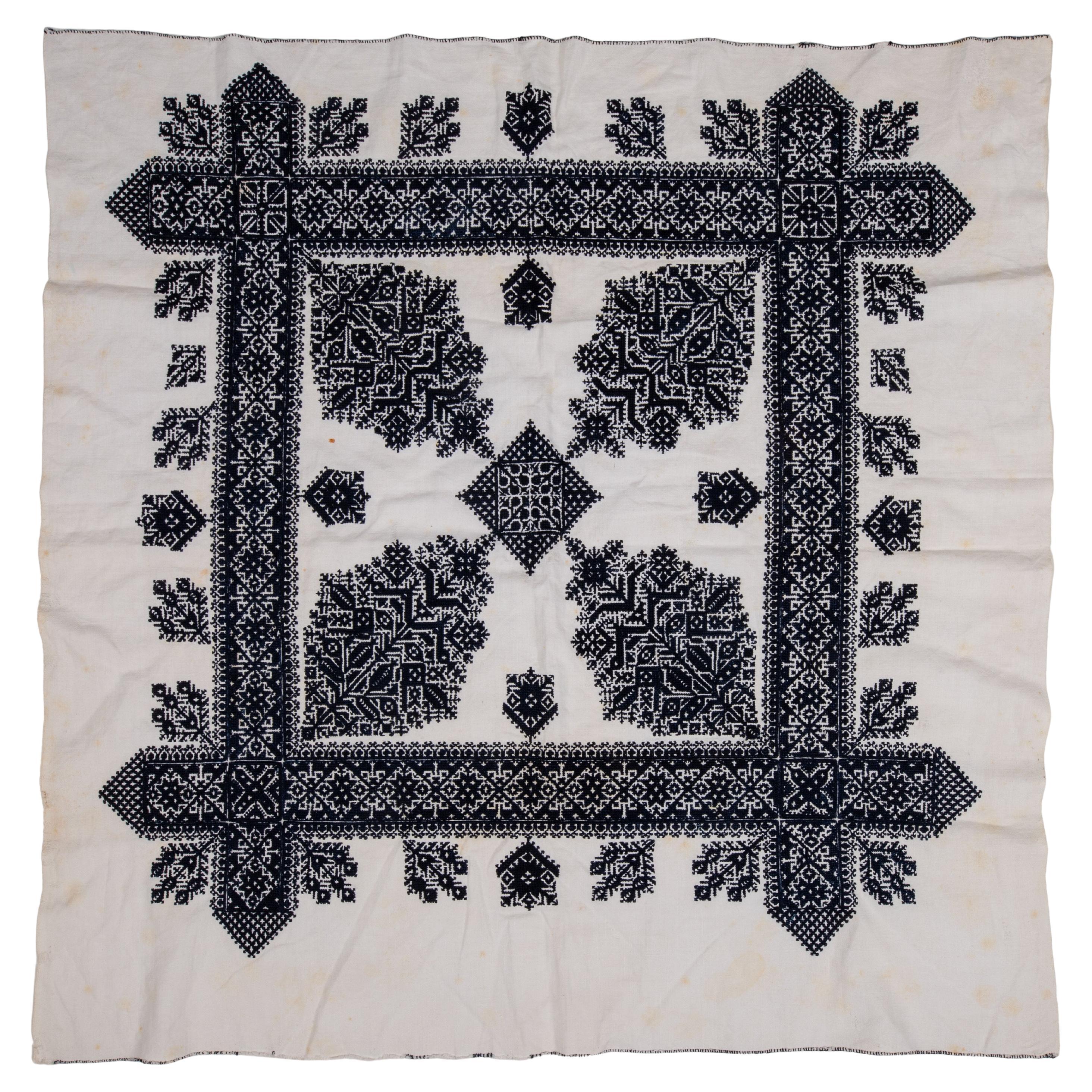 Antique Embroidery from Fez Morocco, Early 20th Century.