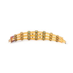 Bracciale con smeraldo antico