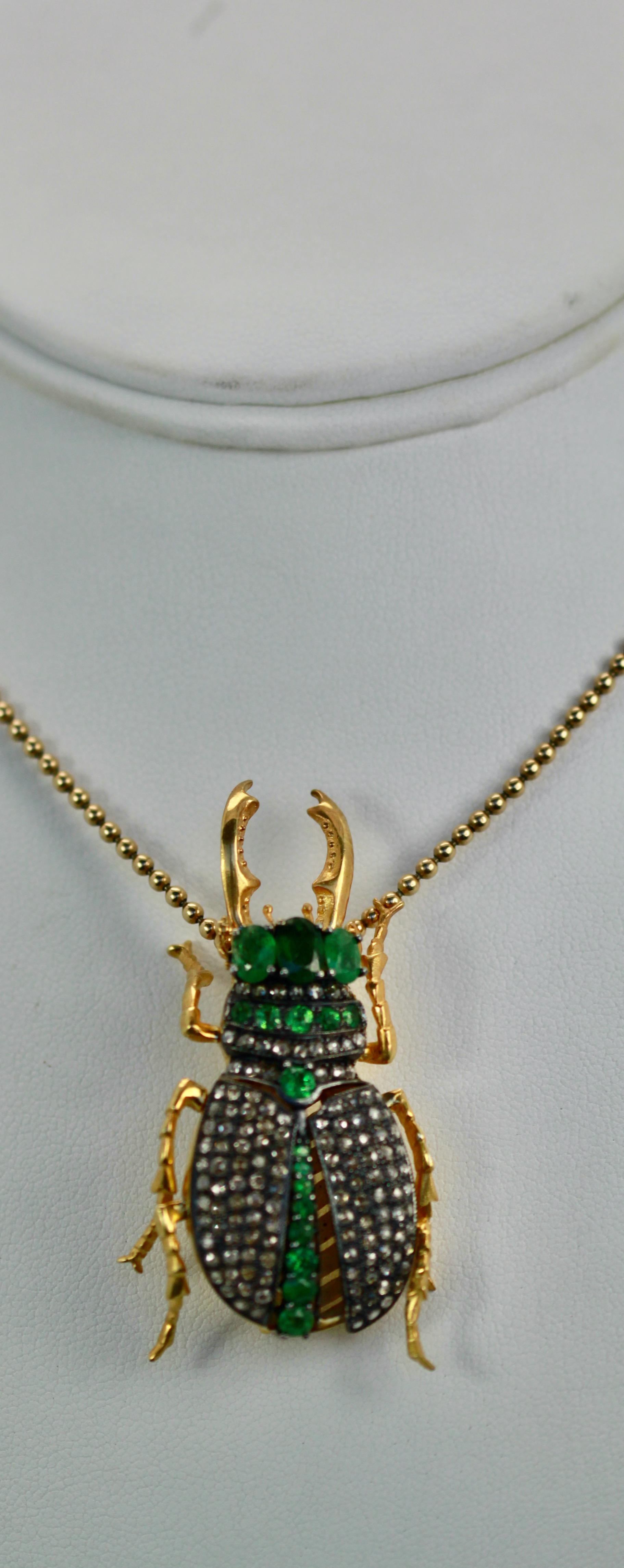 emerald scarab beetle