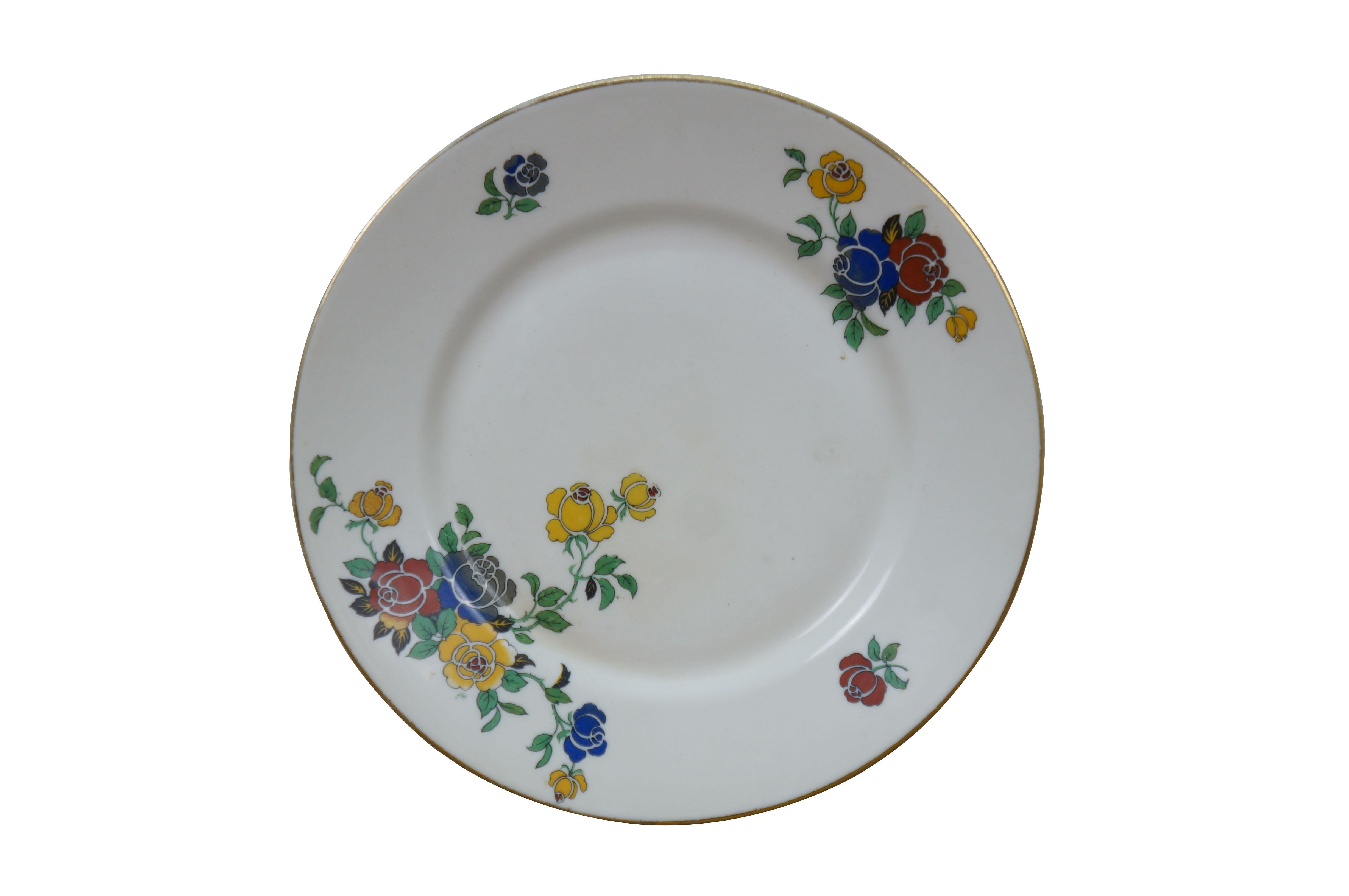 Antike Emil Madesclaire French Limoges Berry Abtropfschale & Unterteller im Zustand „Gut“ im Angebot in Dayton, OH