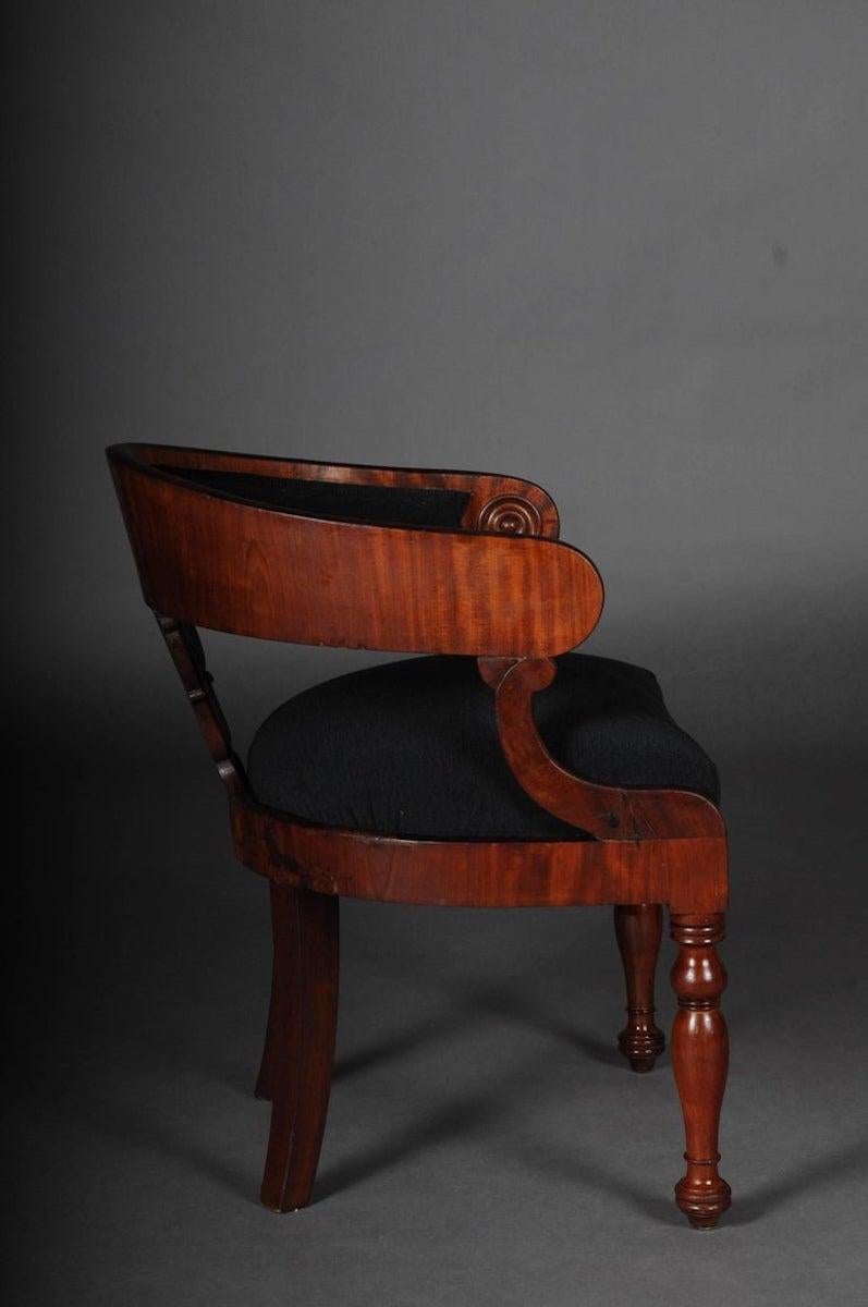 19th Century Antique Empire / Biedermeier Armchair, circa 1810, Mahogany For Sale