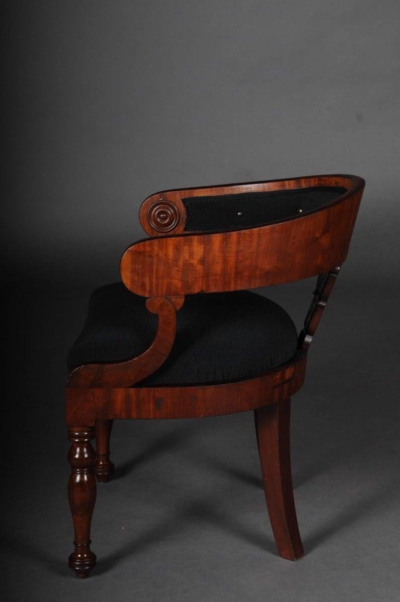 Antique Empire / Biedermeier Armchair, circa 1810, Mahogany For Sale 1