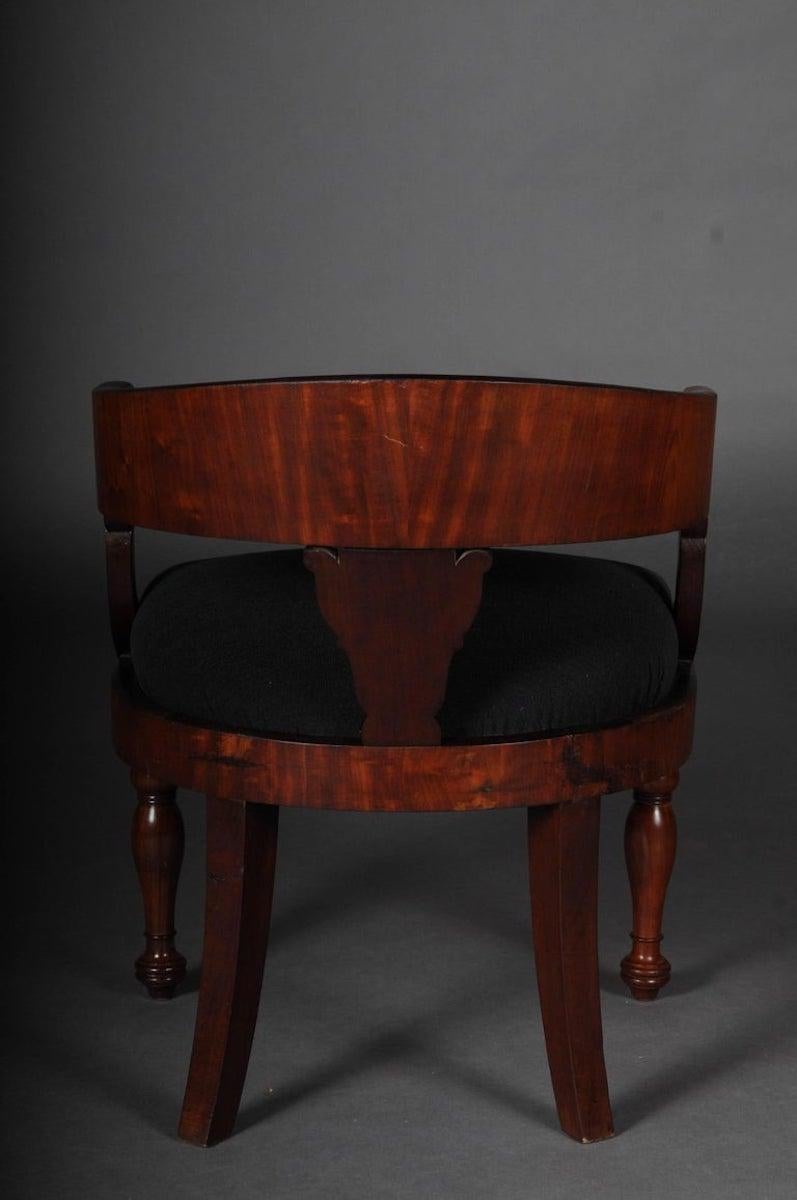 Antique Empire / Biedermeier Armchair, circa 1810, Mahogany For Sale 3