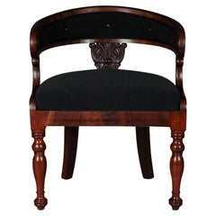 Antica poltrona Impero / Biedermeier, 1810 circa, mogano