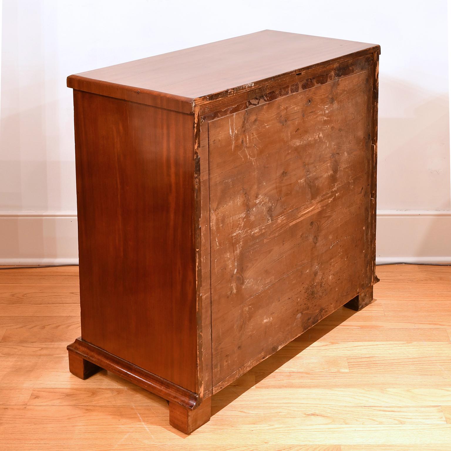 Antique Empire/ Biedermeier Chest of Drawers in West Indies Mahogany, c. 1825 For Sale 7